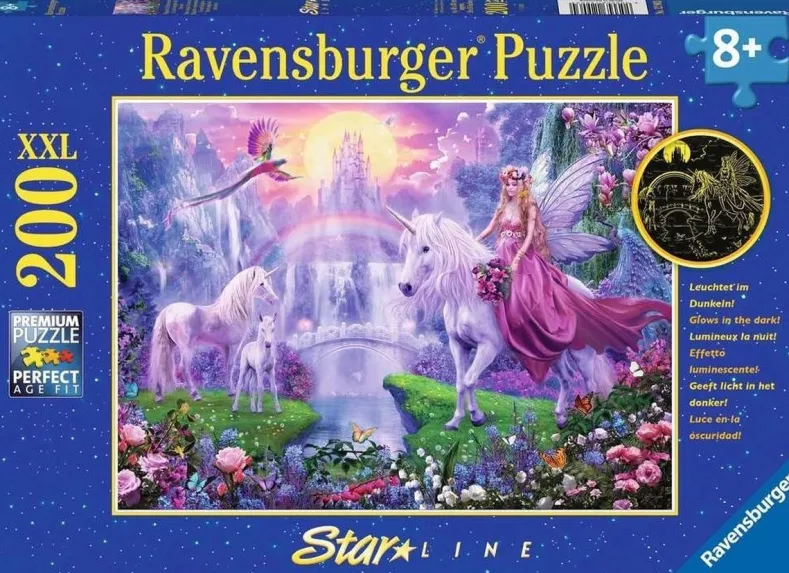 Magische Eenhoornnacht Puzzel (200 XXL stukjes)