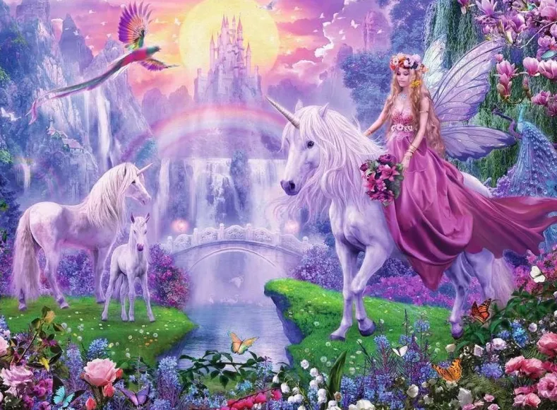 Magische Eenhoornnacht Puzzel (200 XXL stukjes)