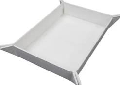 Magnetic Dice Tray Foldable - White