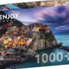 Manarola at Dusk Cinque Terre - Italy Puzzel (1000 stukjes)