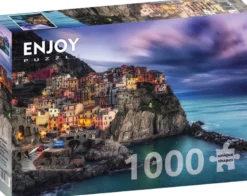 Manarola at Dusk Cinque Terre - Italy Puzzel (1000 stukjes)