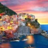 Manarola at Dusk - Italy Puzzel (2000 stukjes)