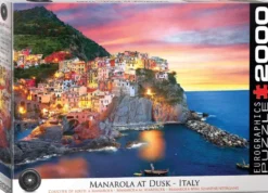 Manarola at Dusk - Italy Puzzel (2000 stukjes)