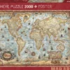 Map Art - The World Puzzel (2000 stukjes)