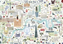 Map of London Puzzel (1000 stukjes)