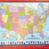Map of the USA Puzzel (1000 stukjes)