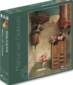 Marius van Dokkum - Dansje in de Kerk Puzzel (1000 stukjes)