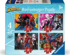Marvel Spider-Man (4 in 1 Puzzel)