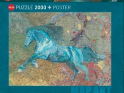 Matthew Cusick - Map Horse Puzzel (2000 stukjes)