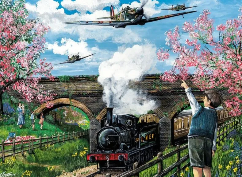 Matthew Emeny - Spitfire Surprise Puzzel (250XL stukjes)
