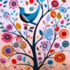 May the Bluebird of Happiness Fly Into Your Tree Puzzel (1000 stukjes)