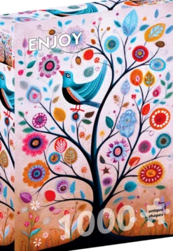 May the Bluebird of Happiness Fly Into Your Tree Puzzel (1000 stukjes)