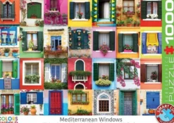 Mediteranean Windows Puzzel (1000 stukjes)