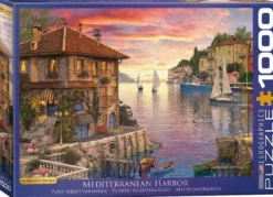 Mediterranean Harbor Puzzel (1000 stukjes)