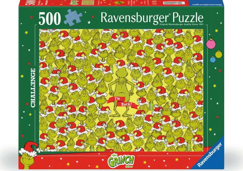 Merry Grinchmas Challenge Puzzel (500 stukjes)