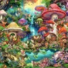 Merry Mushroom Village Puzzel (1000 stukjes)