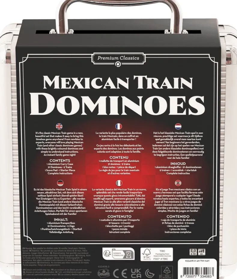 Mexican Train Domino's in Koffer