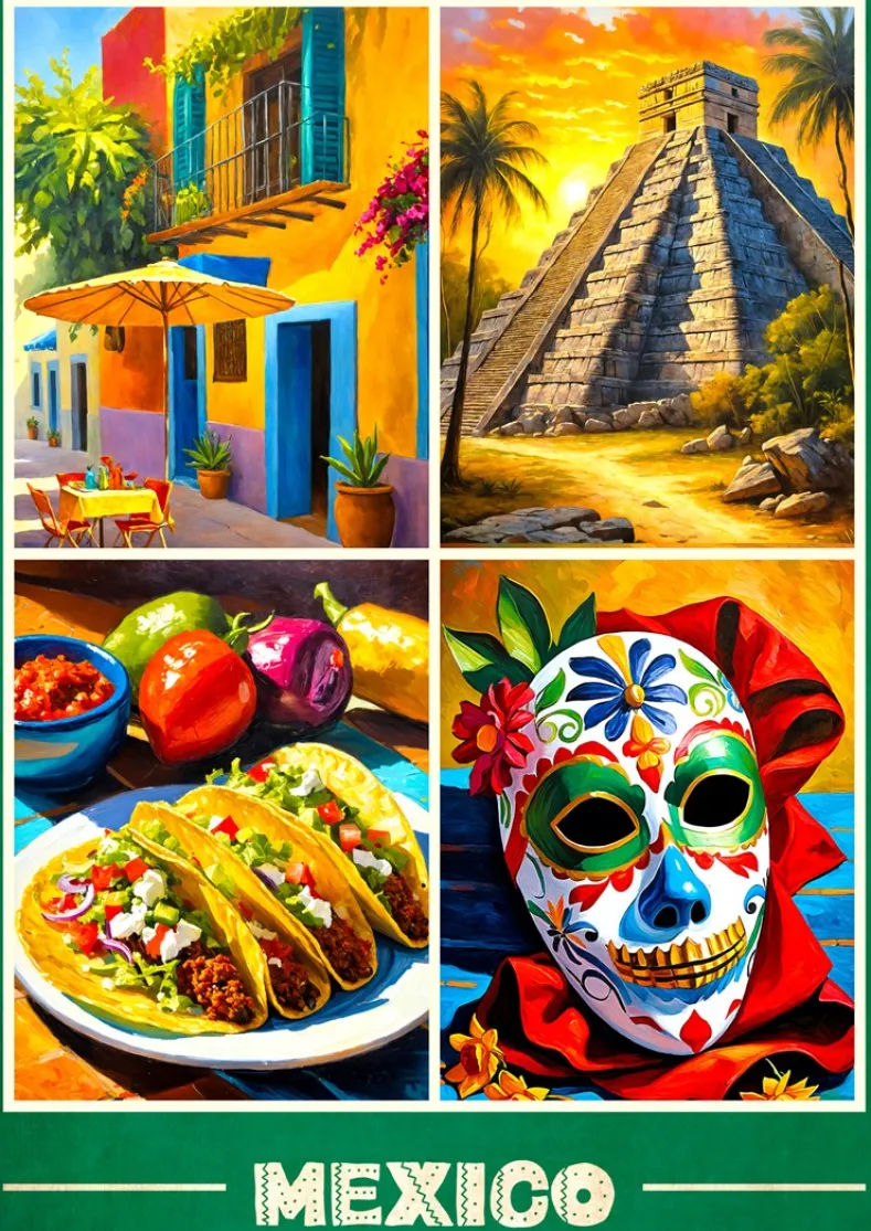 Mexico Puzzel (1000 stukjes)