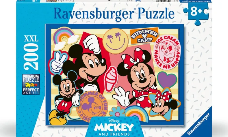 Mickey & Minnie Puzzel (200 XXL stukjes)