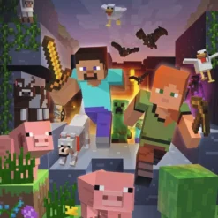 Minecraft Biomes Puzzel (3x49 stukjes)