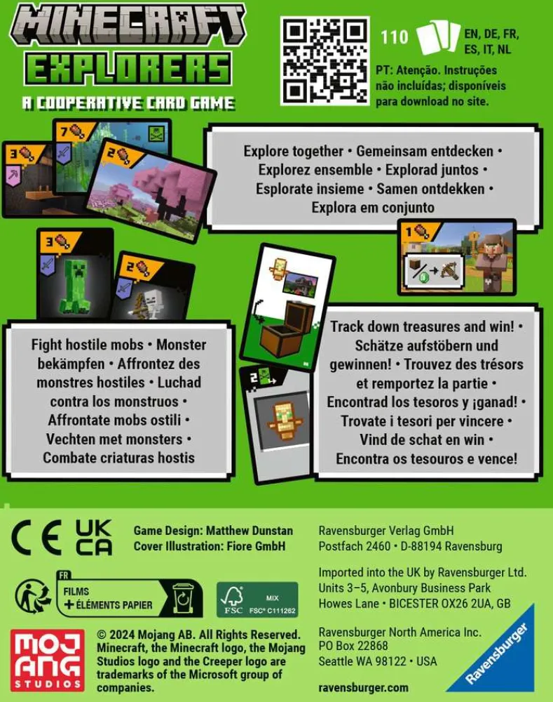 Minecraft Explorers Kaartspel