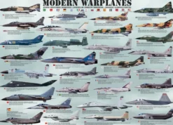 Modern Warplanes Puzzel (1000 stukjes)