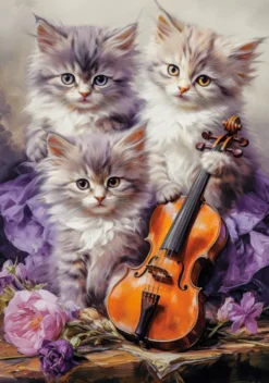 Musical Kittens Puzzel (500 stukjes)