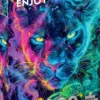 Neon Panther Puzzel (1000 stukjes)