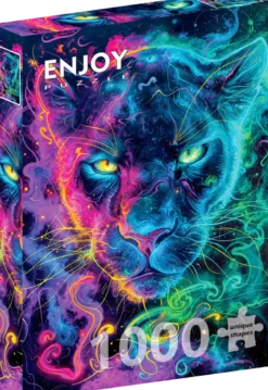 Neon Panther Puzzel (1000 stukjes)