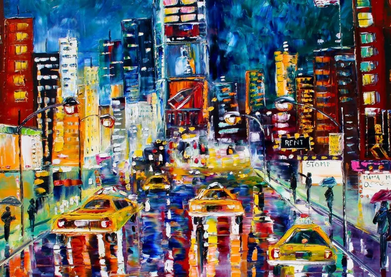 New York Lights Puzzel (1000 stukjes)
