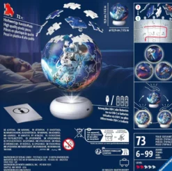 NightLight 3D Puzzel - Astronauts in Space (73 stukjes)