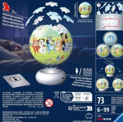 NightLight 3D Puzzel - Bluey (73 stukjes)