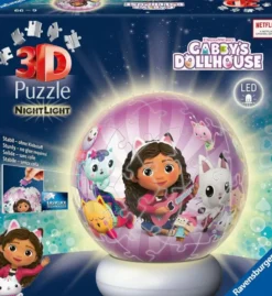 NightLight 3D Puzzel - Gabby's Dollhouse (73 stukjes)
