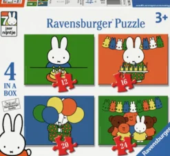 Nijntje 70 jaar 4-in-1 Puzzel (6,9,12,16 stukjes)