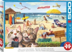 No Cats Allowed by Lucia Heffernan Puzzel (500 stukjes)
