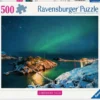 Noordelicht bij Bergsfjord Puzzel (500 stukjes)