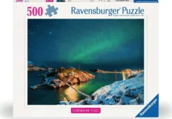 Noordelicht bij Bergsfjord Puzzel (500 stukjes)