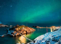 Noordelicht bij Bergsfjord Puzzel (500 stukjes)