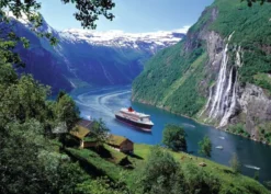 Noors Fjord Puzzel (1000 stukjes)