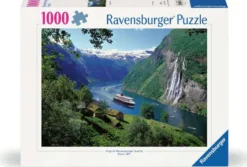 Noors Fjord Puzzel (1000 stukjes)
