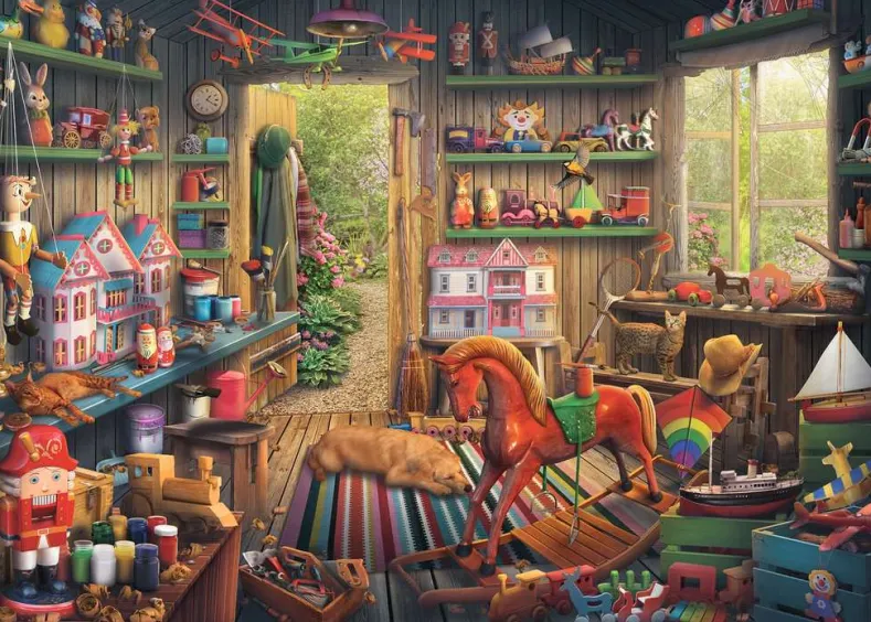 Nostalgisch Speelgoed Puzzel (1000 stukjes)