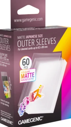 Outer Sleeves Matte Japanese Sized 62x89mm (60 stuks) - Boxed