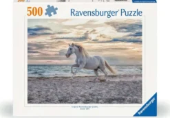 Paard op het Strand Puzzel (500 stukjes)
