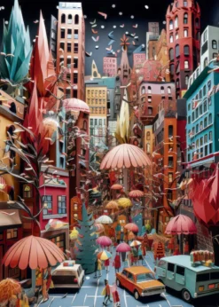 Paper-Like - Street Canyon Puzzel (1000 stukjes)