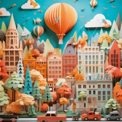 Paper-Like - Townscape Puzzel (1000 stukjes)