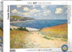 Path Through the Wheat Fields - Claude Monet Puzzel (1000 stukjes)