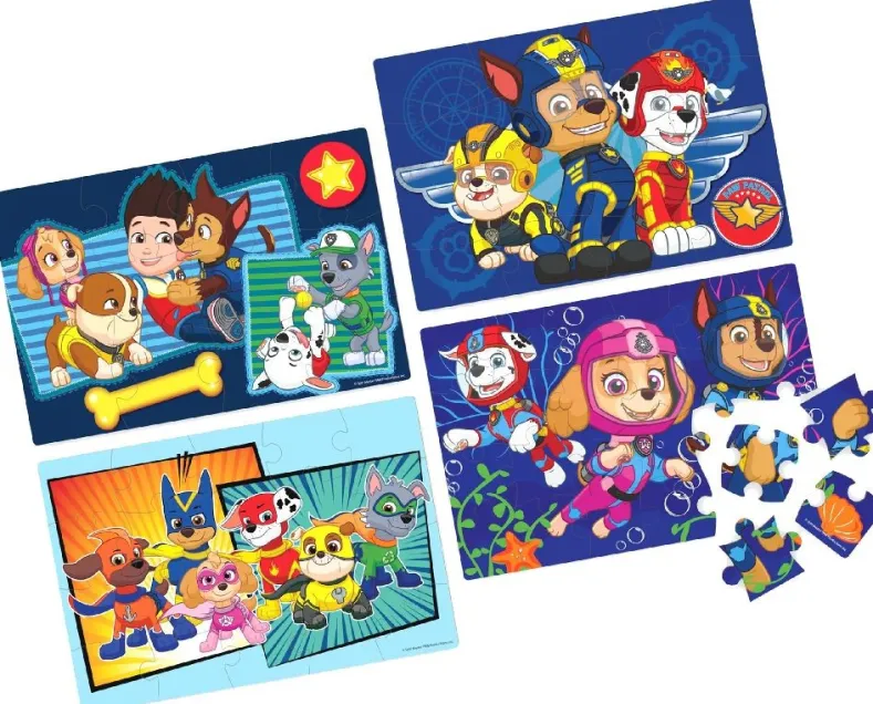 Paw Patrol 4 in 1 Puzzel