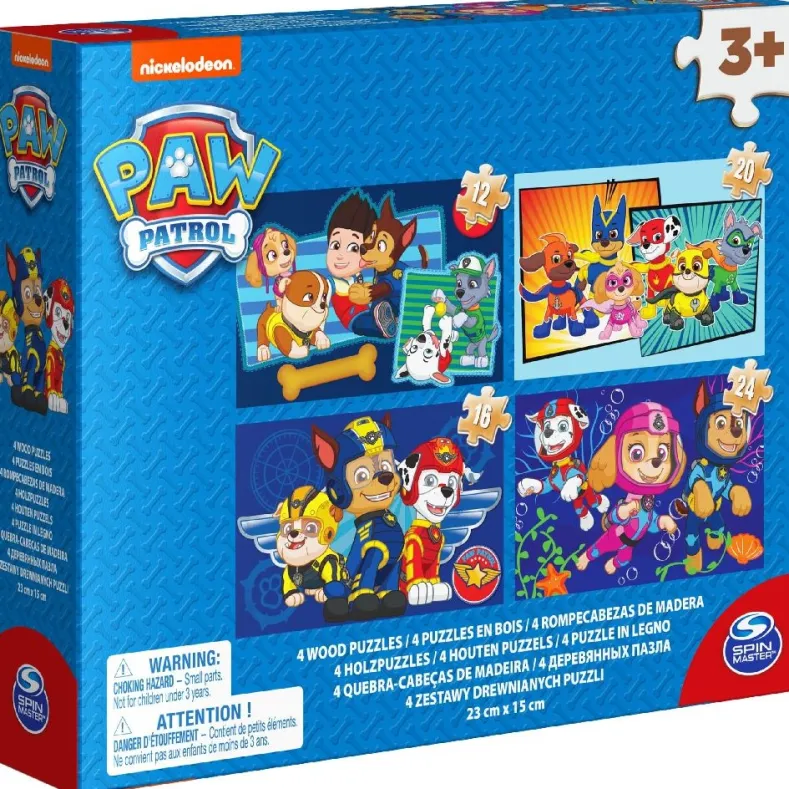 Paw Patrol 4 in 1 Puzzel
