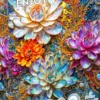 Pearlescent Waterlilies Puzzel (1000 stukjes)