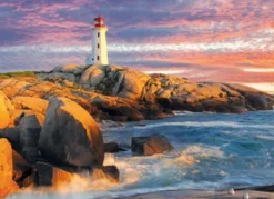 Peggy's Cove Lighthouse, Nova Scotia Puzzel (1000 stukjes)